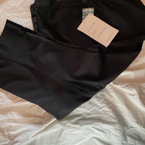 Jet Black Capris By May & Bella Hidden Zipper Side